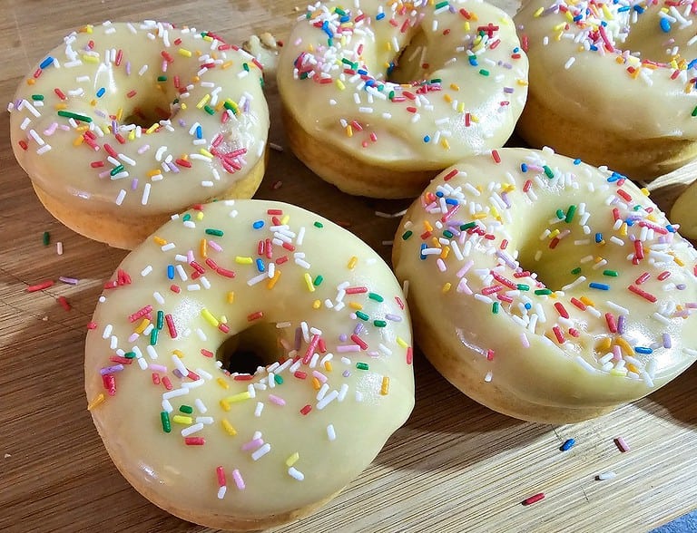 Backofen Donuts – in Backform